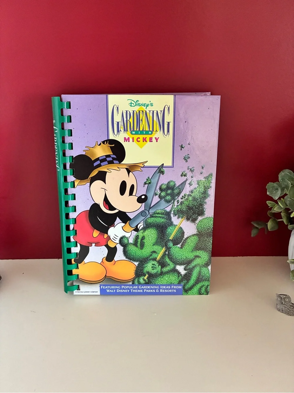 First Edition Disney Parks Vintage Disney Gardening with Mickey Book